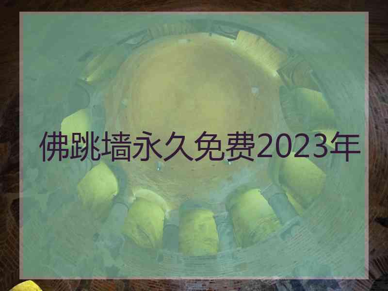 佛跳墙永久免费2023年