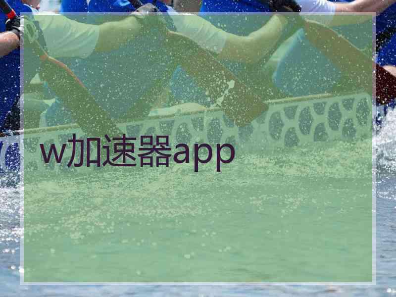 w加速器app