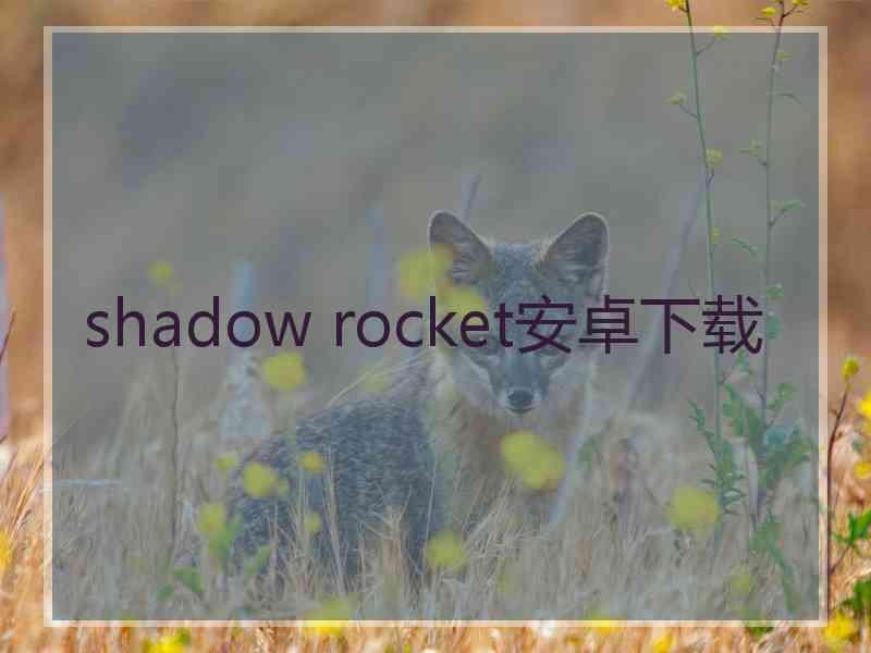 shadow rocket安卓下载