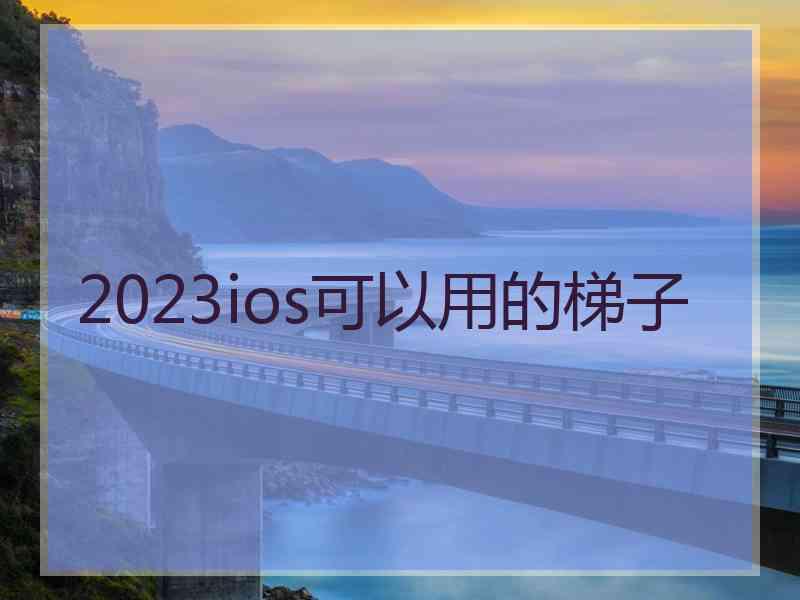 2023ios可以用的梯子