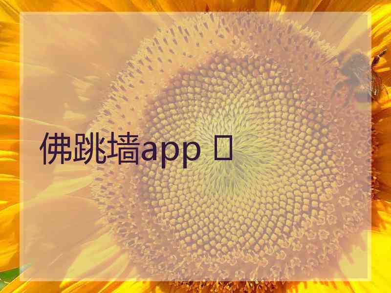 佛跳墙app 	