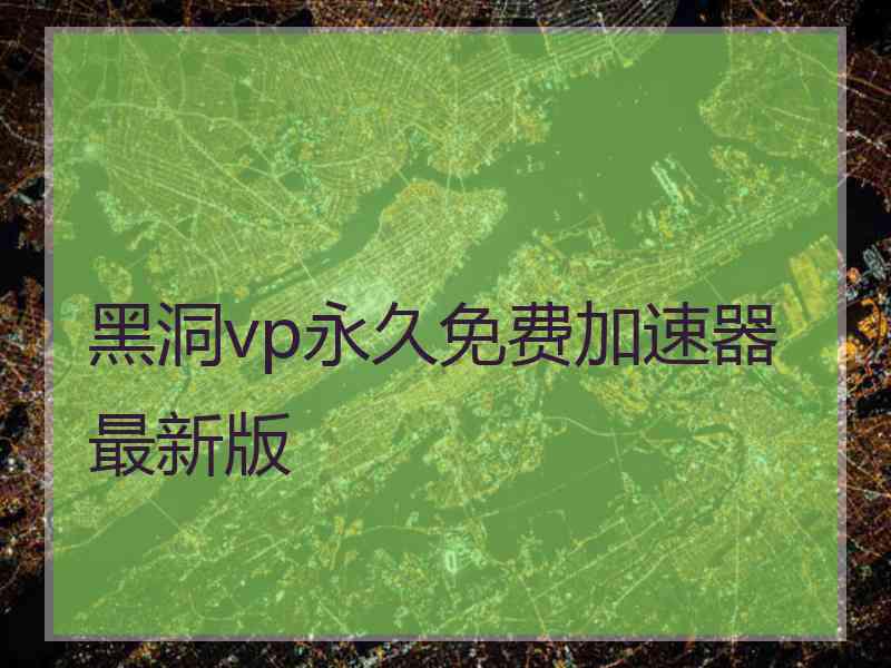 黑洞vp永久免费加速器最新版