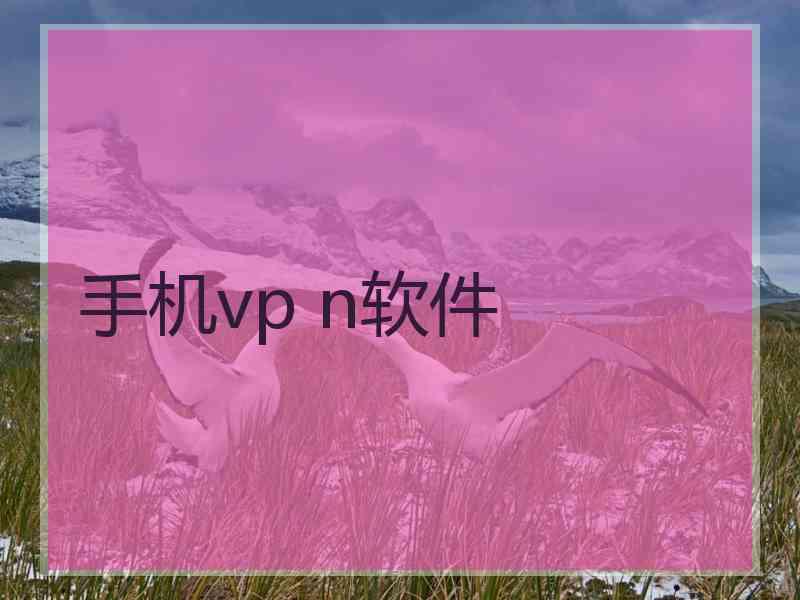 手机vp n软件