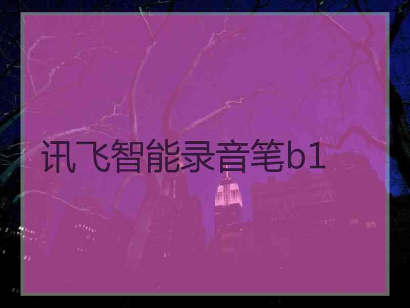 讯飞智能录音笔b1