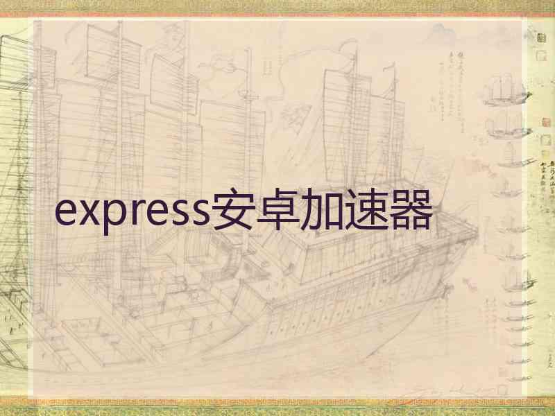 express安卓加速器