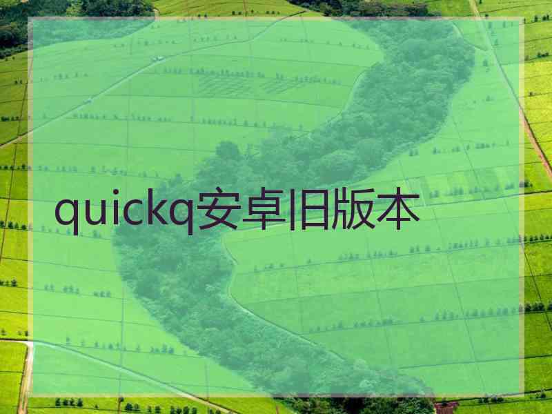 quickq安卓旧版本