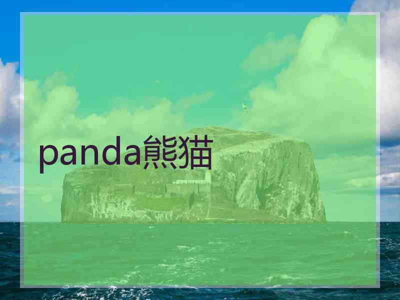 panda熊猫