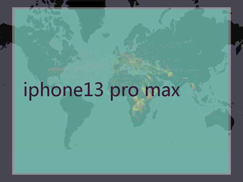 iphone13 pro max